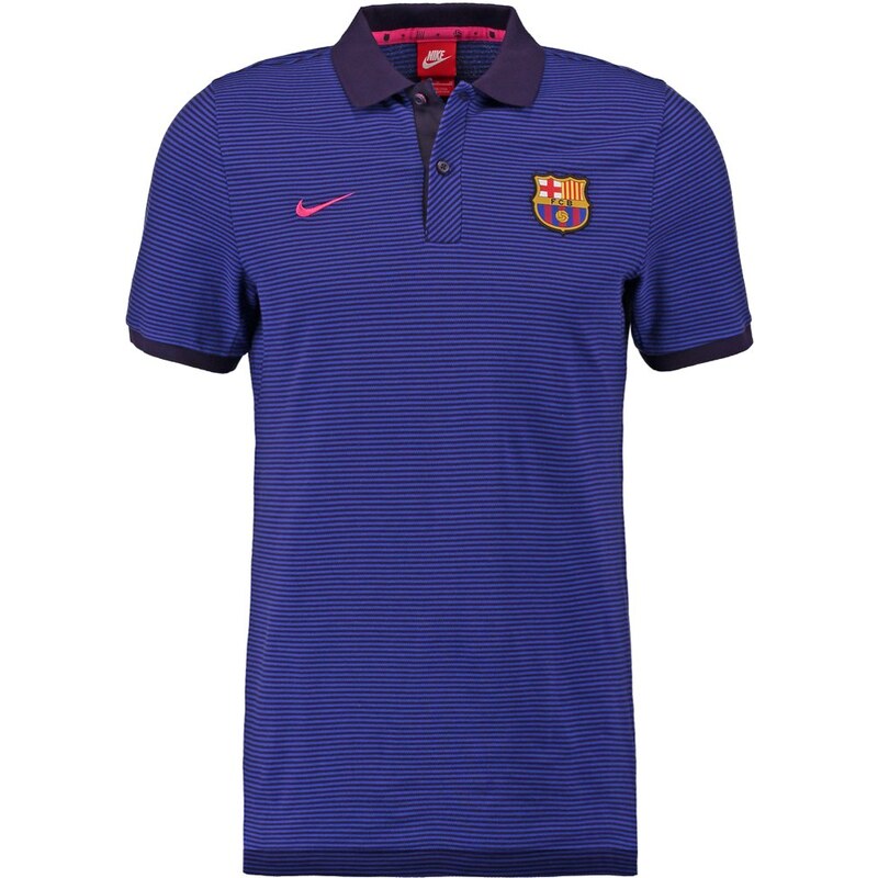 Nike Performance FC BARCELONA Polo purple dynasty/deep night/vivid pink