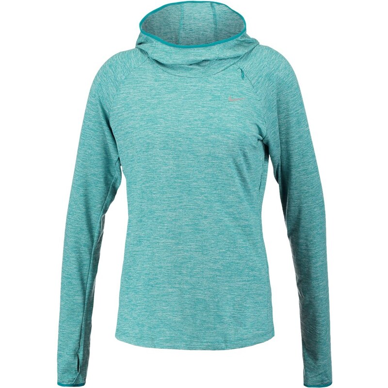 Nike Performance ELEMENT Tshirt à manches longues teal charge/reflective silver
