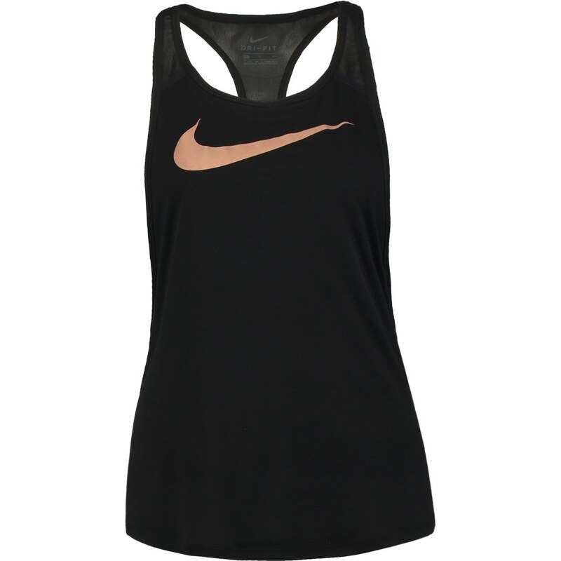 Nike Performance Tshirt de sport black/metallic red bronze
