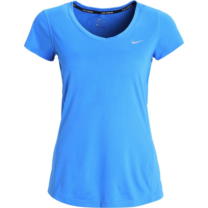 Nike Performance MILER Tshirt de sport light photo blue/reflective silver