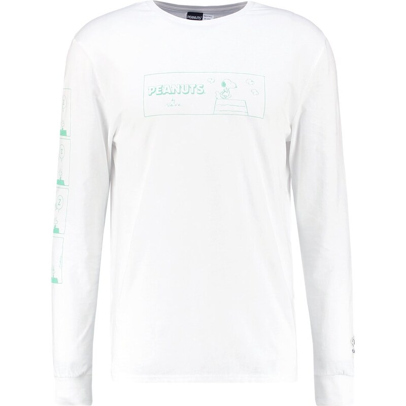 Topman SNOOPY CLASSIC FIT Tshirt à manches longues white