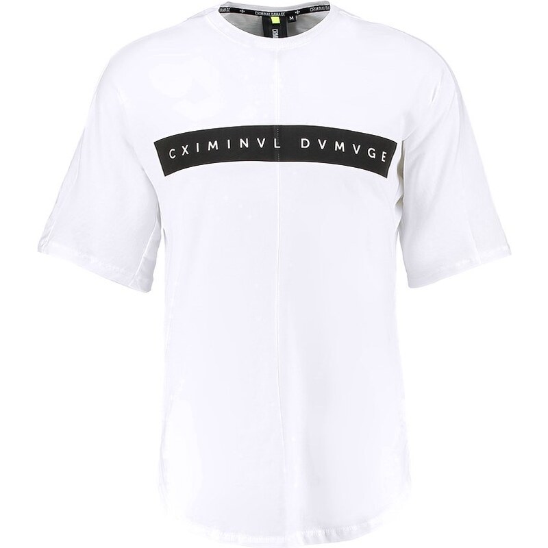 Criminal Damage MAC Tshirt imprimé white/black