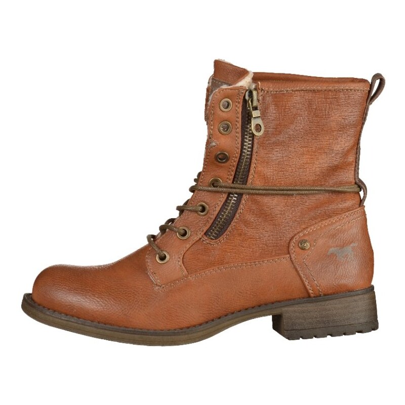 Mustang Bottines à lacets brown