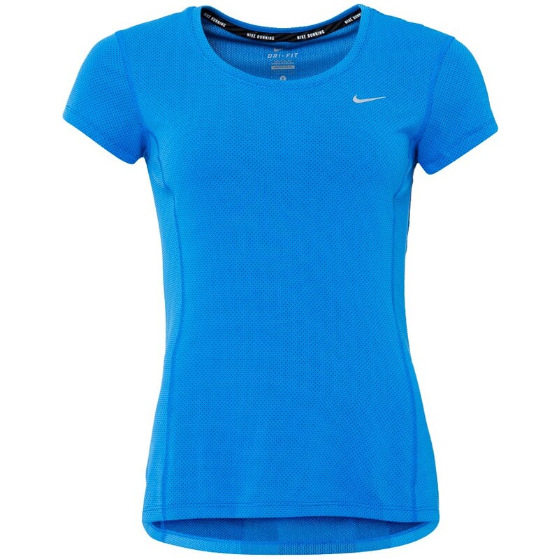 Nike Performance Tshirt de sport light photo blue/reflective silver