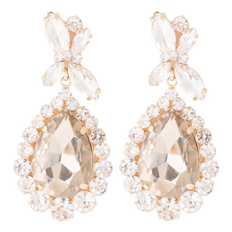 sweet deluxe PRINCESS Boucles d'oreilles goldcoloured/topaz/crystal