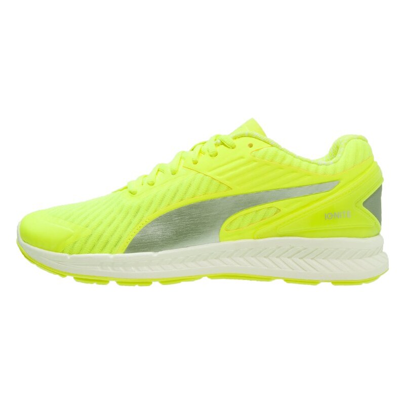Puma IGNITE V2 PWRCOOL Chaussures de running neutres safety yellow/silver/white