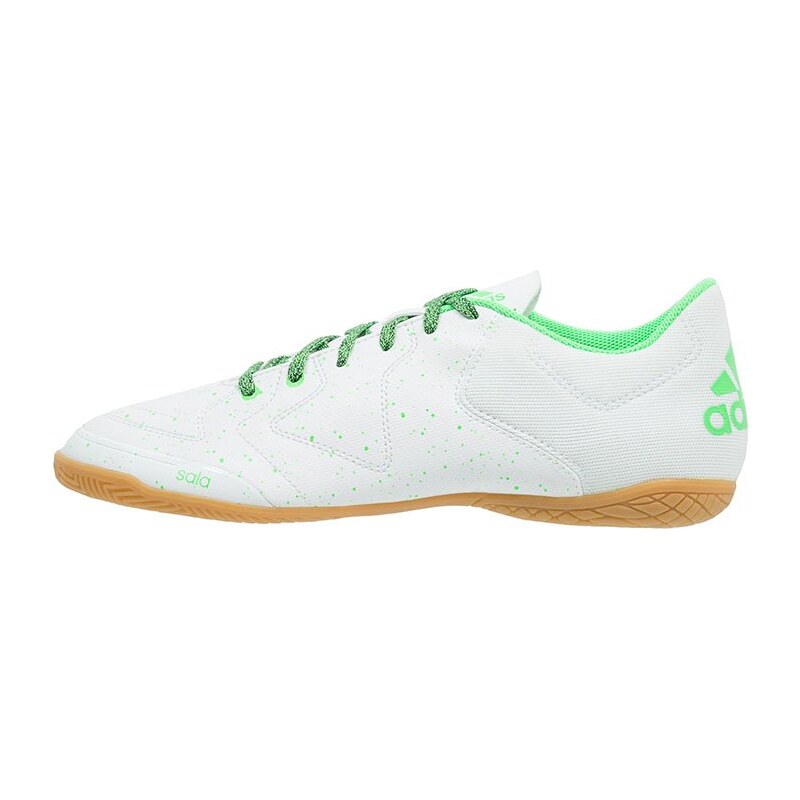 adidas Performance X 15.3 CT Chaussures de foot en salle white/flash green/dark grey