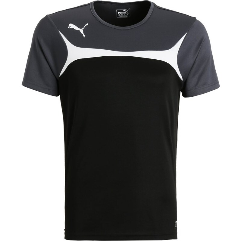 Puma ESITO 3 Tshirt de sport schwarz/anthrazit
