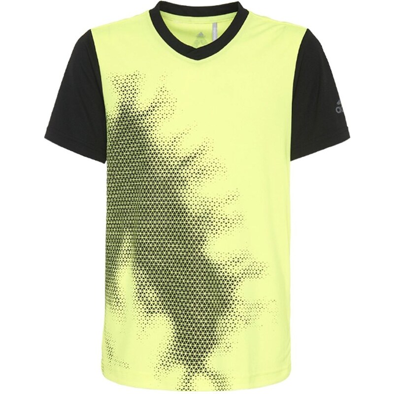 adidas Performance Tshirt imprimé solar yellow/black