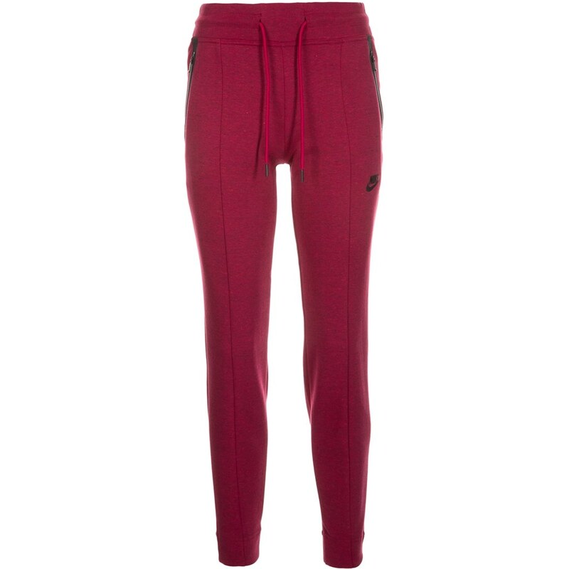 Nike Sportswear TECH FLEECE Pantalon de survêtement noble red/heather/black
