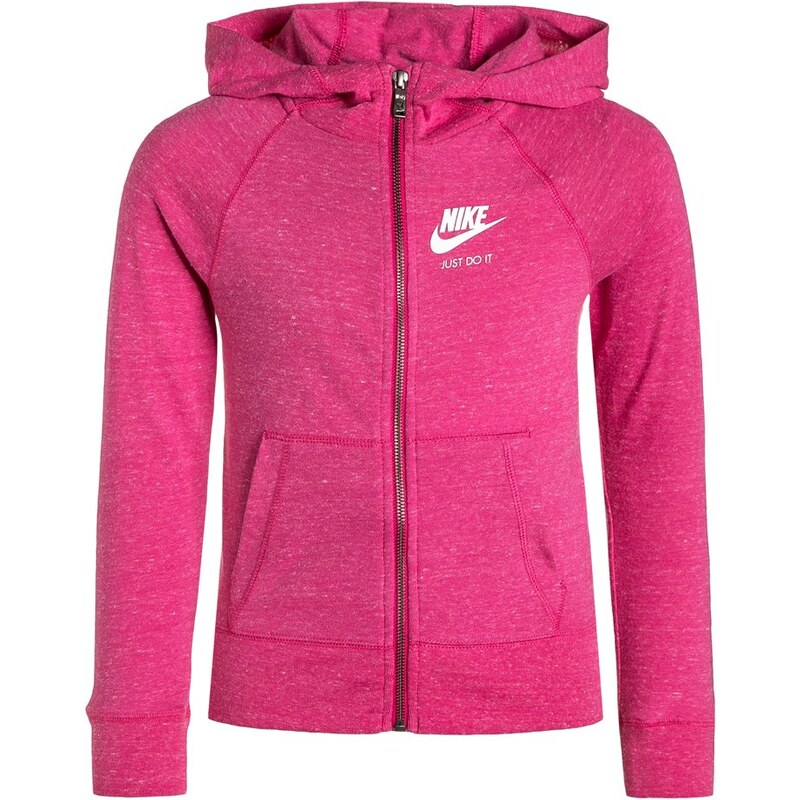 Nike Performance GYM VINTAGE Sweat zippé pink