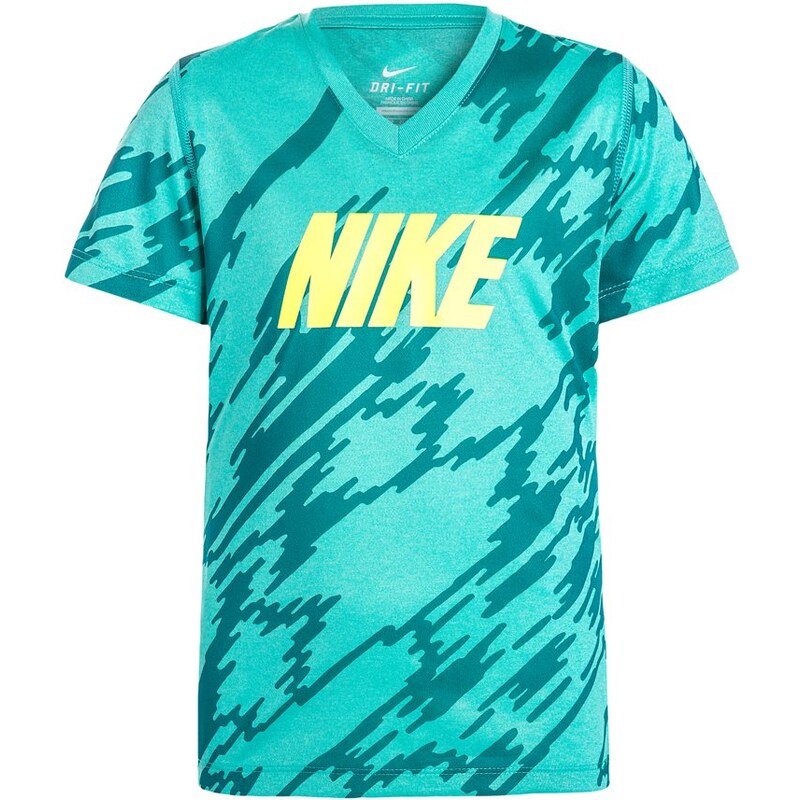 Nike Performance LEGEND Tshirt imprimé hyper jade/rio teal/volt