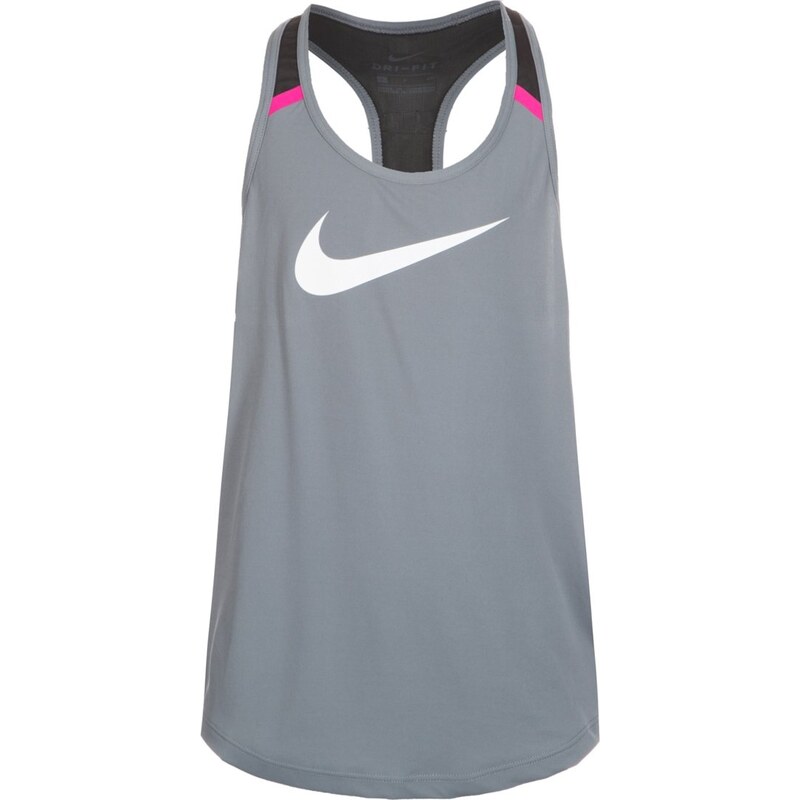 Nike Performance Débardeur cool grey/black/vivid pink
