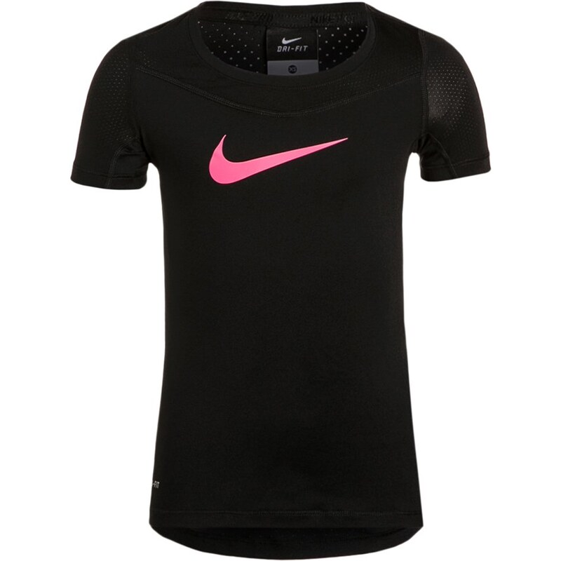Nike Performance PRO HYPERCOOL Tshirt de sport black/hyper pink