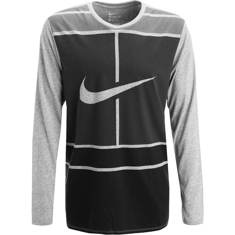 Nike Performance PRACTICE COURT Tshirt à manches longues dark grey heather/anthracite