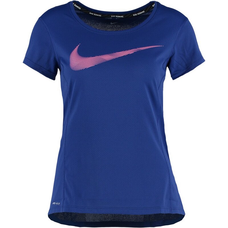 Nike Performance Tshirt imprimé deep royal blue/bright crimson