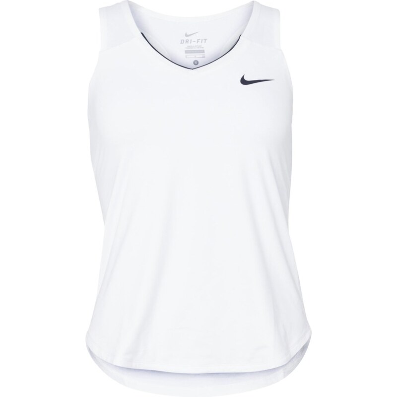 Nike Performance TEAM PURE Tshirt de sport blanc/noir