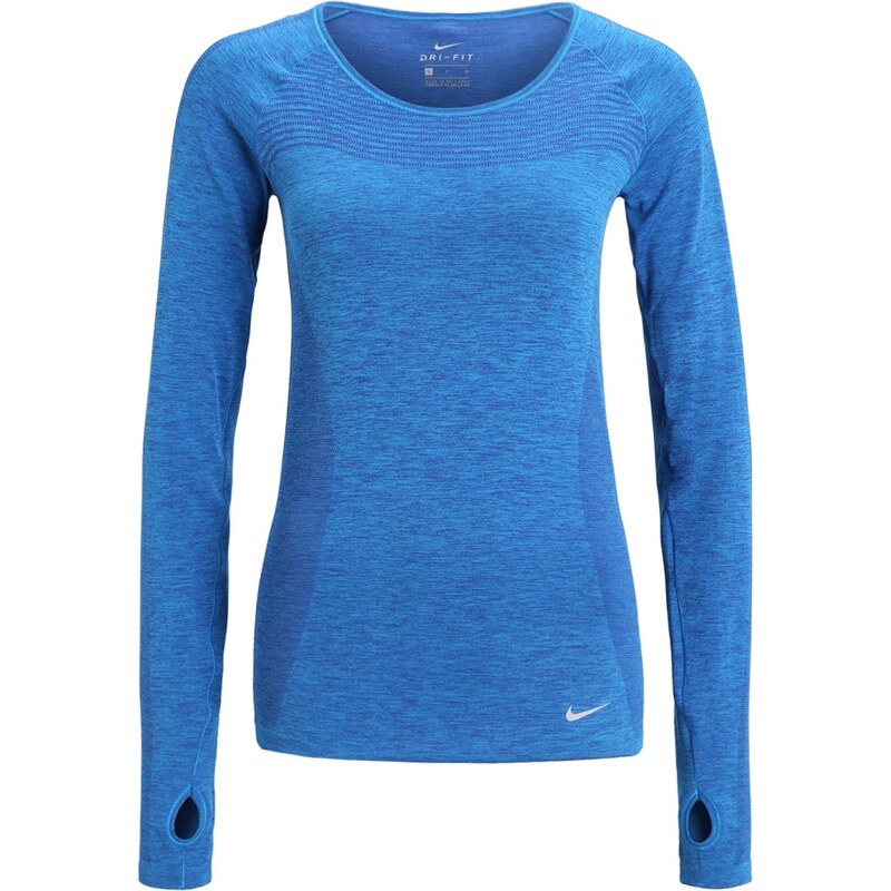 Nike Performance Tshirt à manches longues deep royal blue/photo blue/reflective silver