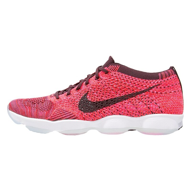 Nike Performance FLYKNIT AIR ZOOM AGILITY Chaussures d'entraînement et de fitness bright crimson/deep burgundy/pink blast/white