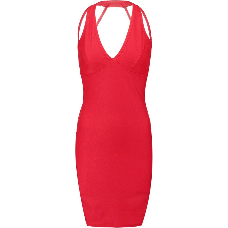 Missguided Robe fourreau red