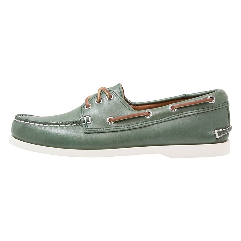 Quoddy DOWNEAST Chaussures bateau bottle green/white