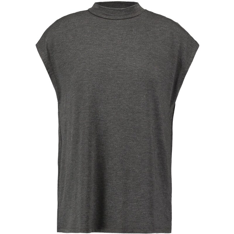 mbyM LOUI Tshirt imprimé dark grey melange