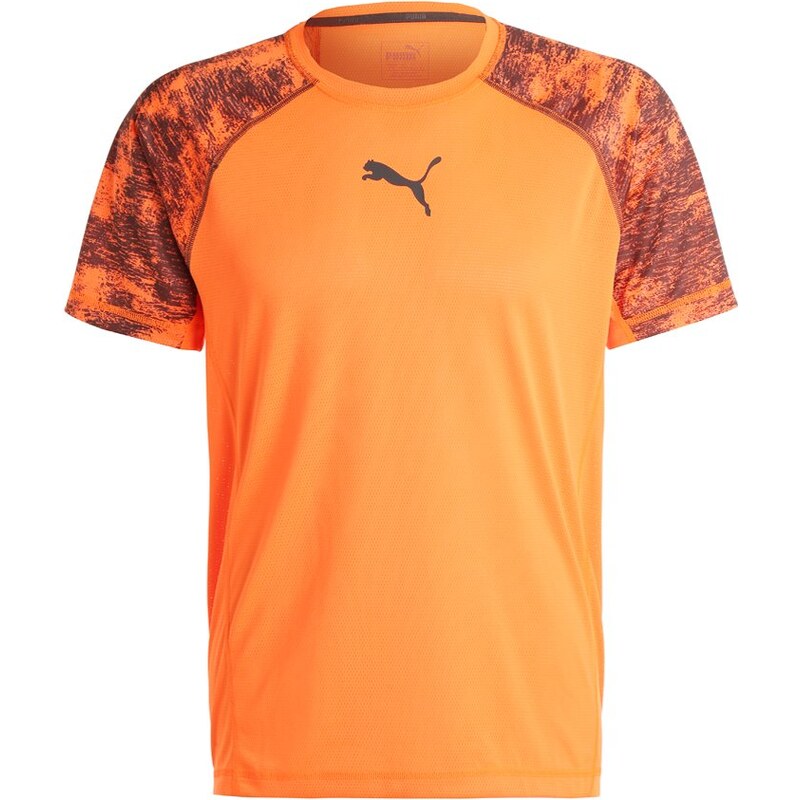 Puma VENT Tshirt de sport shocking orange/asphalt