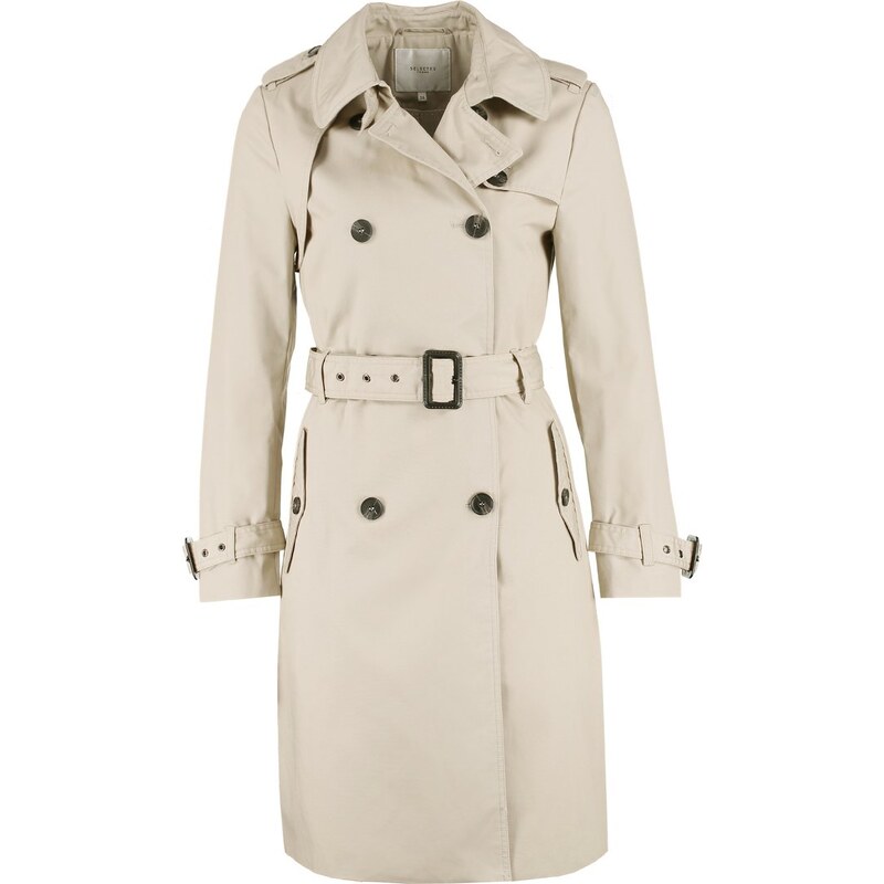 Selected Femme SFMAJI Trench plaza taupe