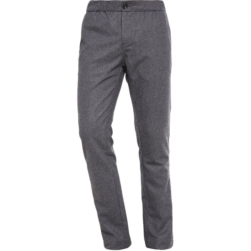 Pier One Pantalon classique dark grey melange