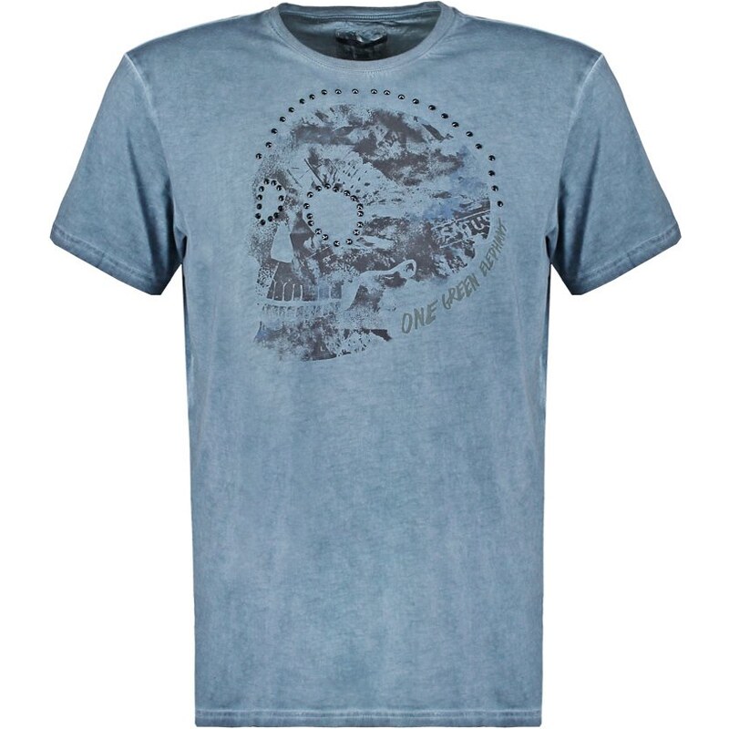 One Green Elephant EDMUND Tshirt imprimé bluegrey