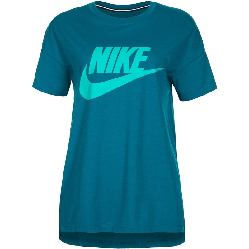 Nike Sportswear SIGNAL Tshirt imprimé green abyss/hyper jade