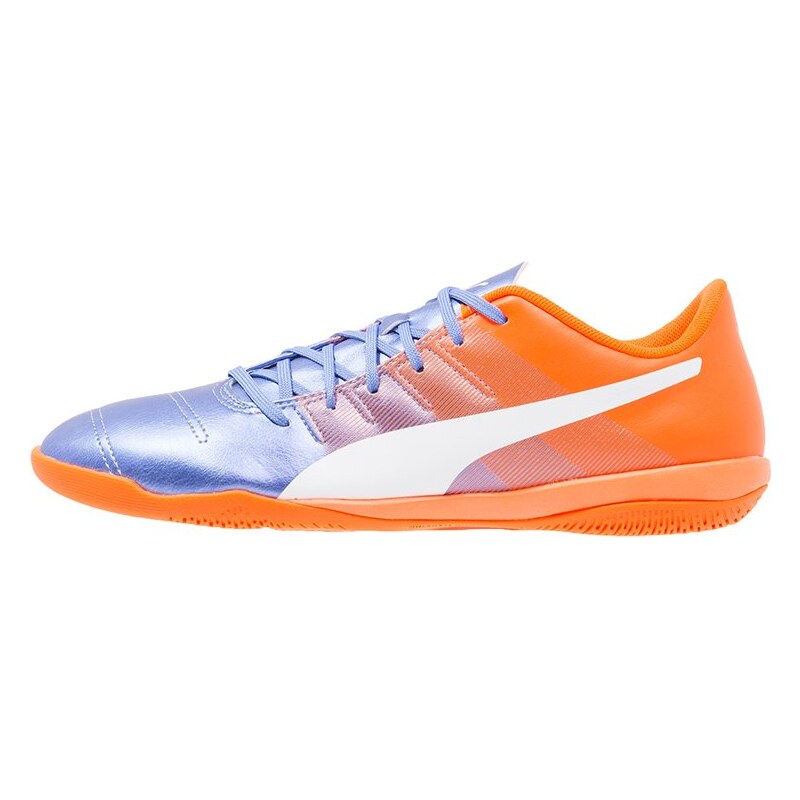 Puma EVOPOWER 4.3 IT Chaussures de foot en salle blue yonder/white/shocking orange