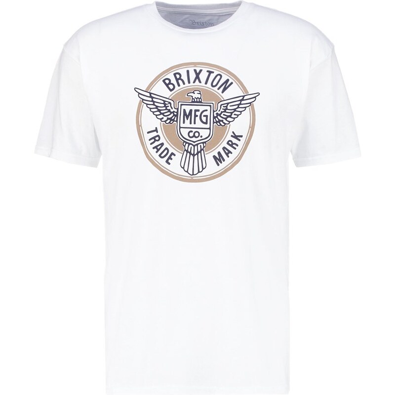 Brixton Tshirt imprimé white