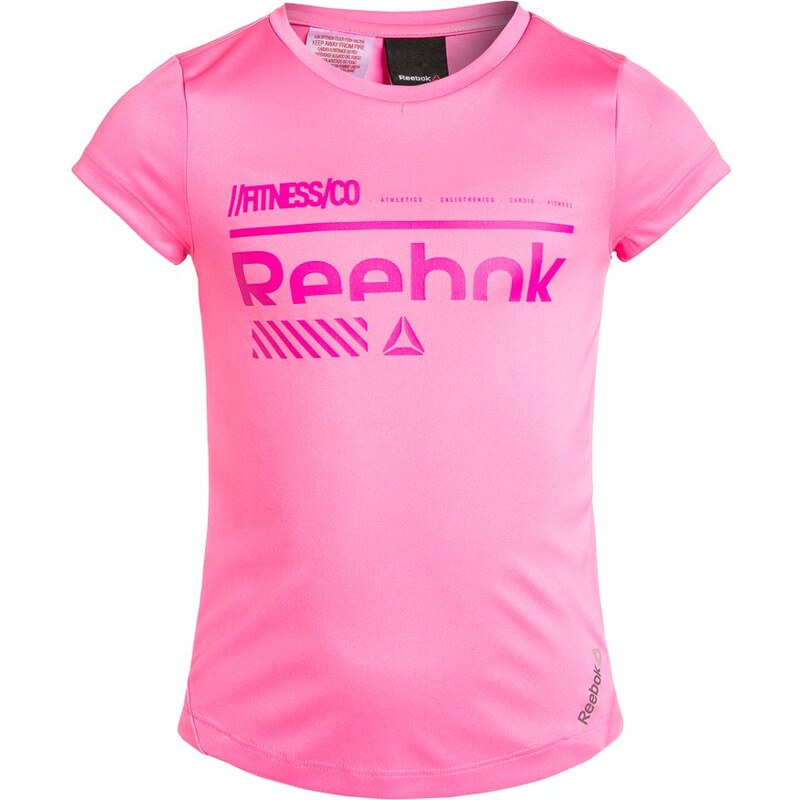 Reebok Tshirt imprimé poison pink