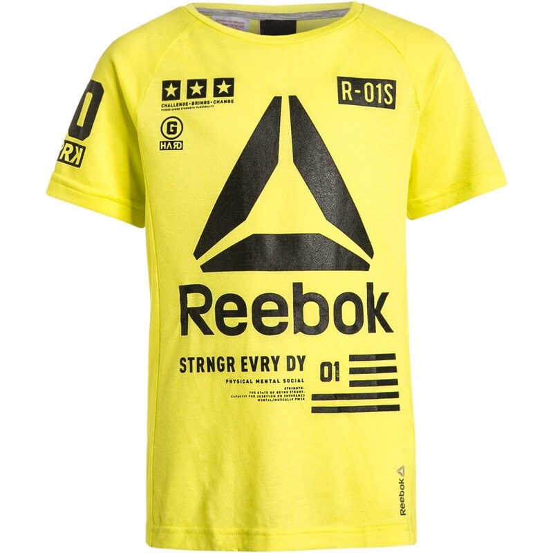 Reebok Tshirt imprimé hero yellow