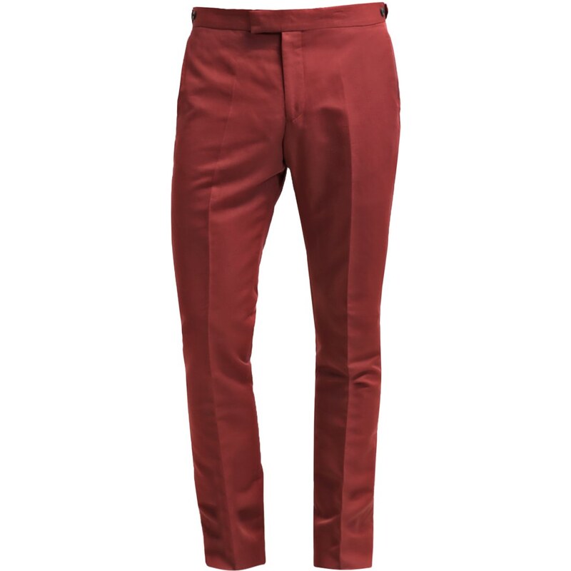 Reiss BANK Pantalon classique brick red