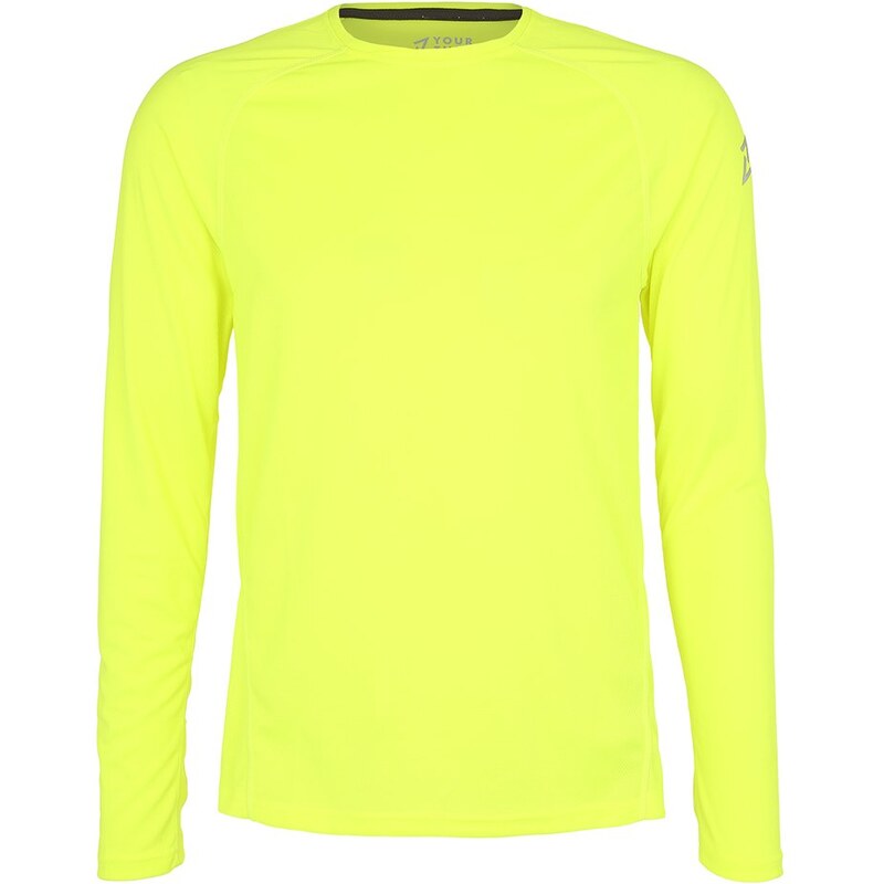 Your Turn Active Tshirt à manches longues neon yellow
