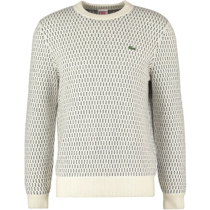 Lacoste LIVE Pullover white/navy blue