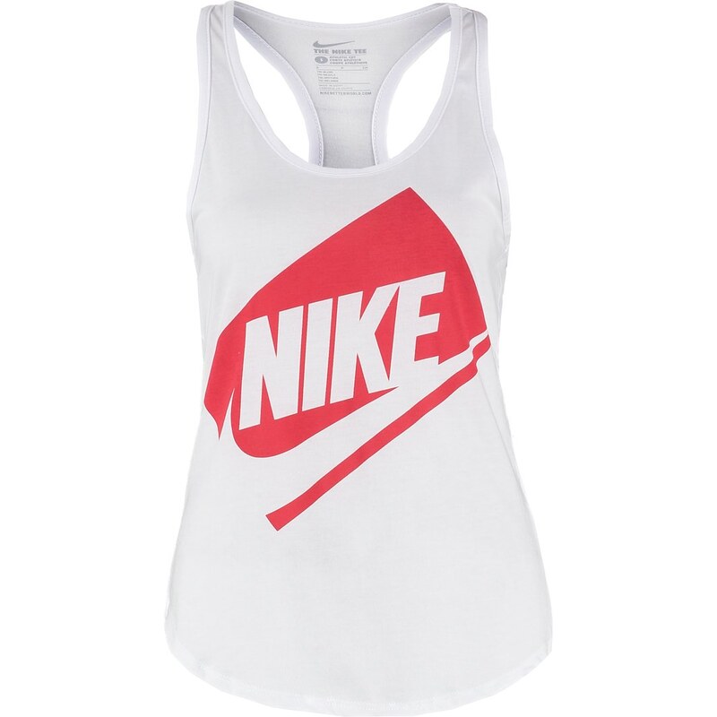 Nike Sportswear FUTURA Débardeur white/university red