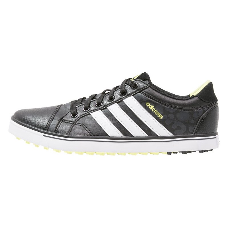 adidas Golf ADICROSS IV Chaussures de golf core black/white/sunny lime