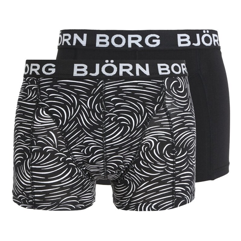 Björn Borg JAPANESE WAVE 2 PACK Shorty black