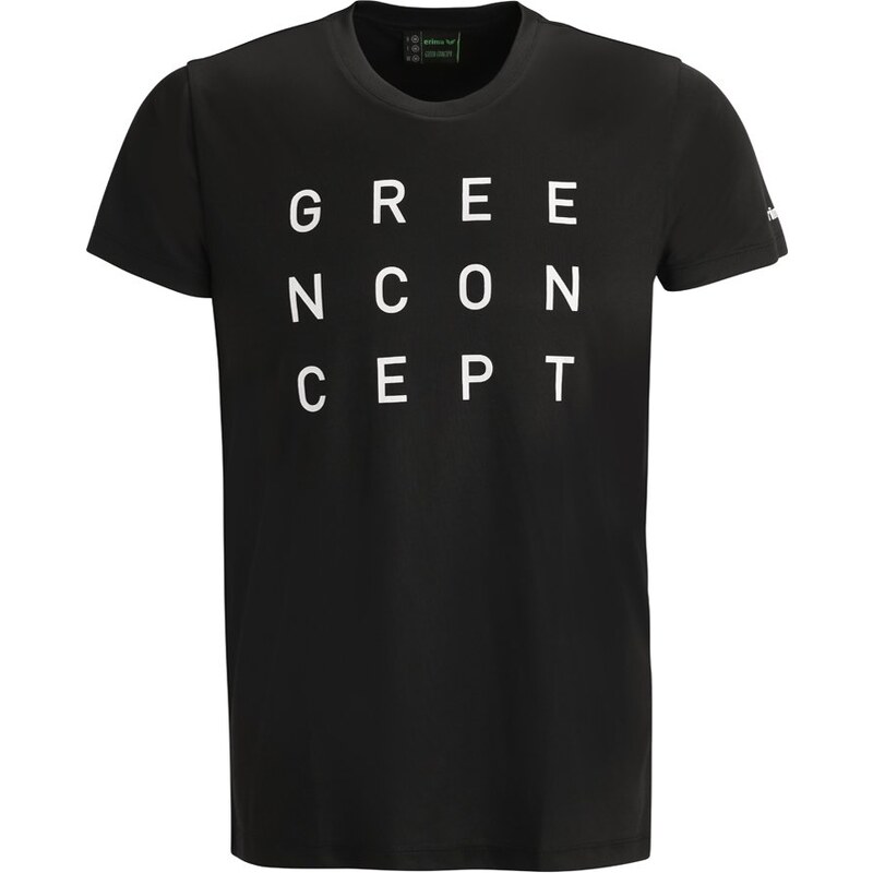 Erima GREEN CONCEPT Tshirt imprimé black