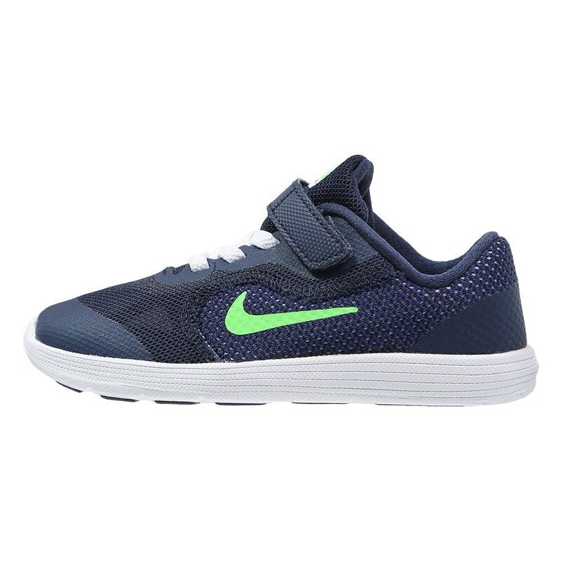 Nike Performance REVOLUTION 3 Chaussures de running neutres deep royal blue/voltage green/white