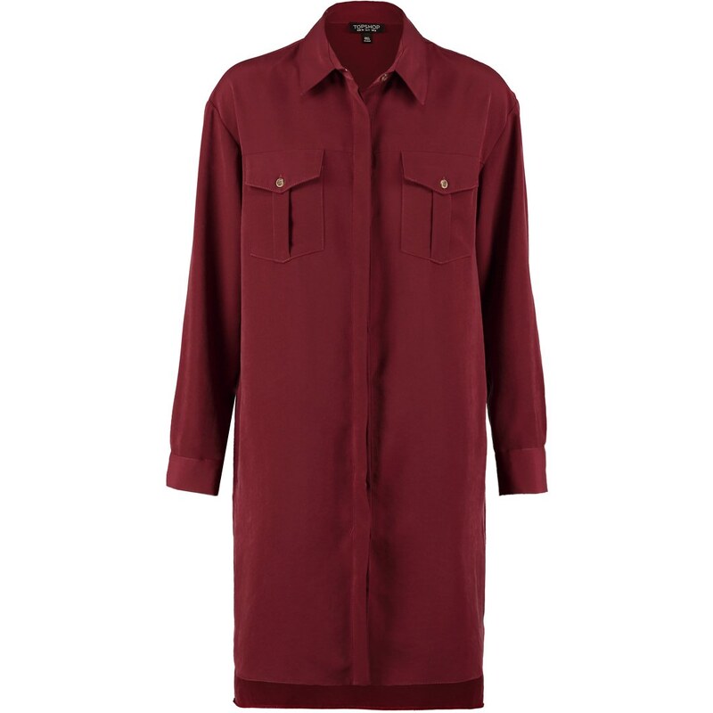 Topshop Robe chemise burgundy