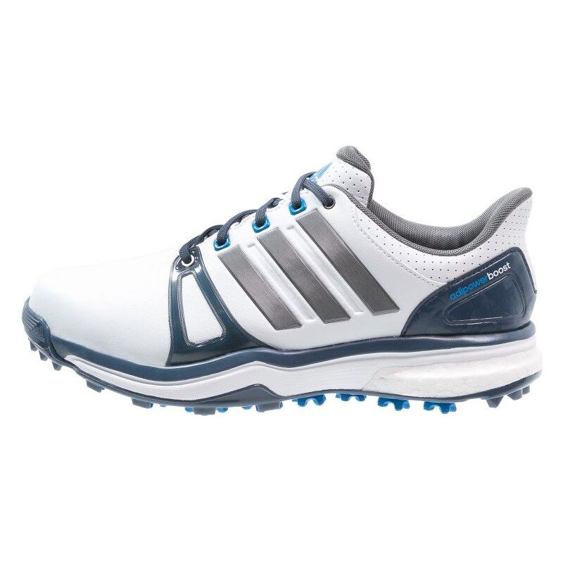 adidas Golf ADIPOWER BOOST 2 WD Chaussures de golf white/mineral blue/shock blue