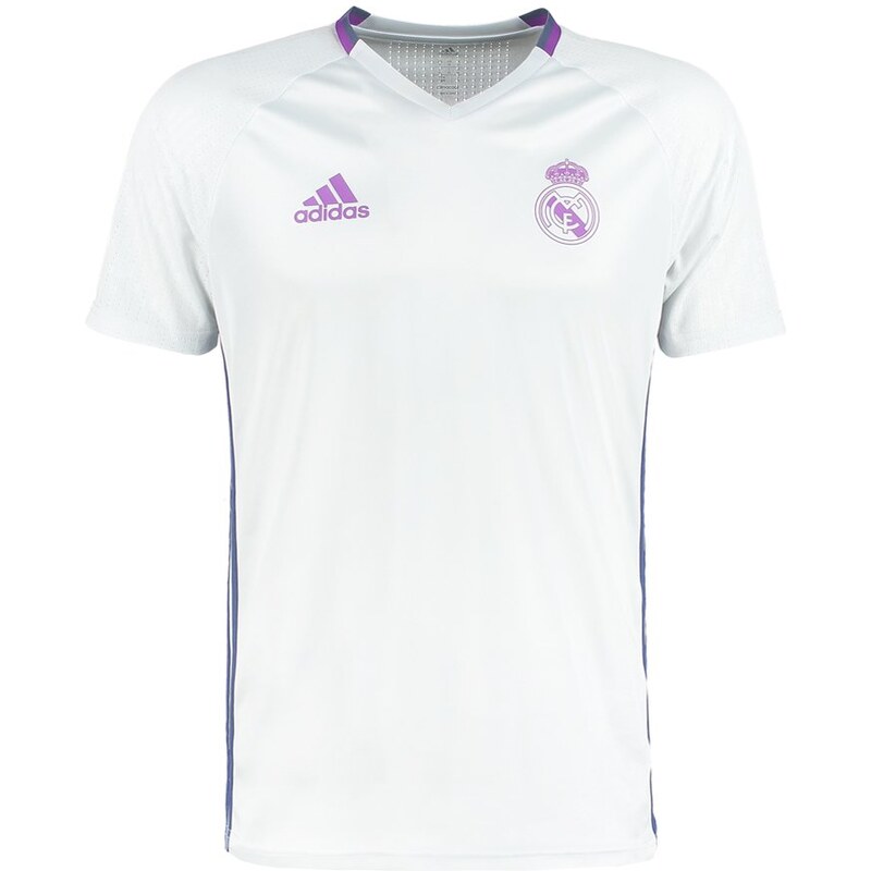 adidas Performance REAL MADRID Tshirt de sport crystal white