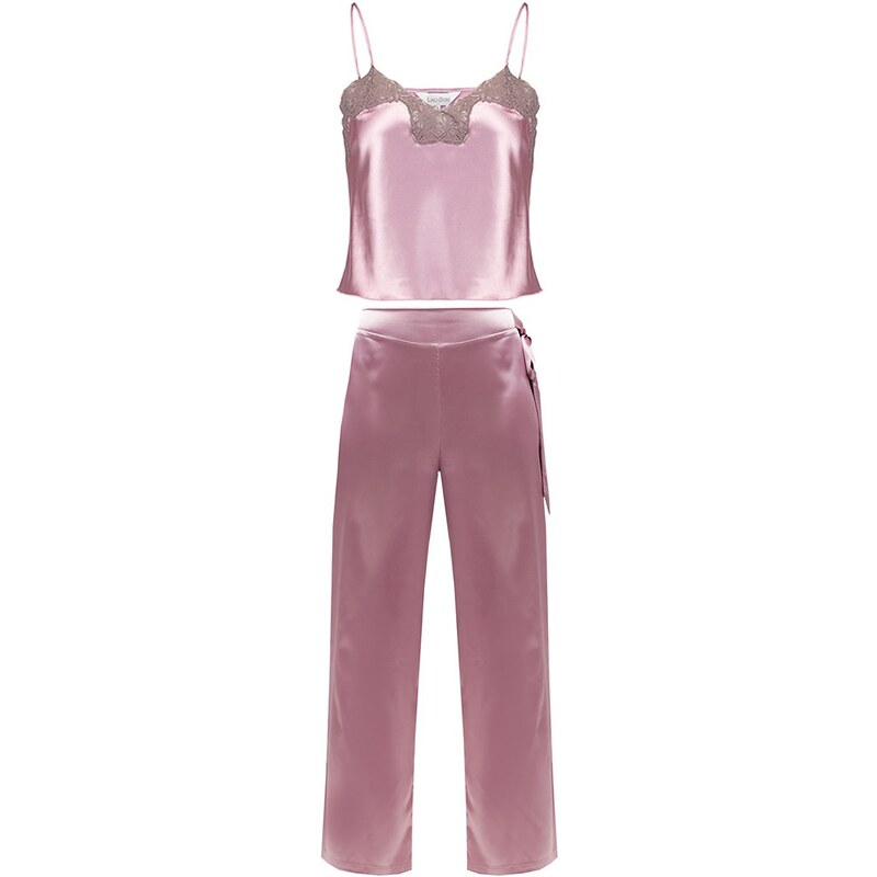 LingaDore Pyjama lavendel/taupe