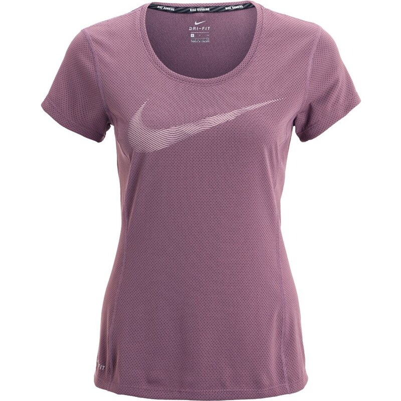 Nike Performance Tshirt imprimé purple shade/plum fog/reflective silver