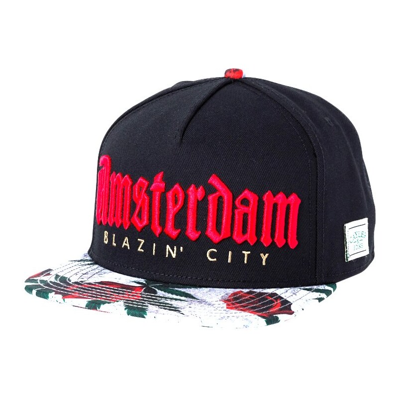 Cayler & Sons AMSTERDAM Casquette black/concrete roses/red