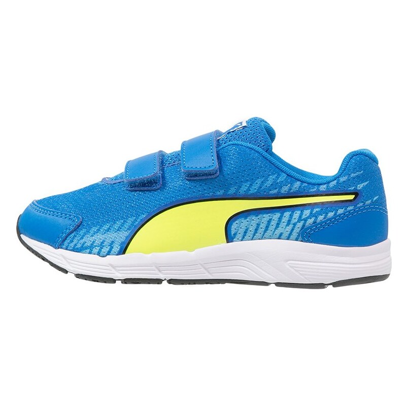 Puma SEQUENCE Chaussures de running neutres electric blue lemonade/safety yellow